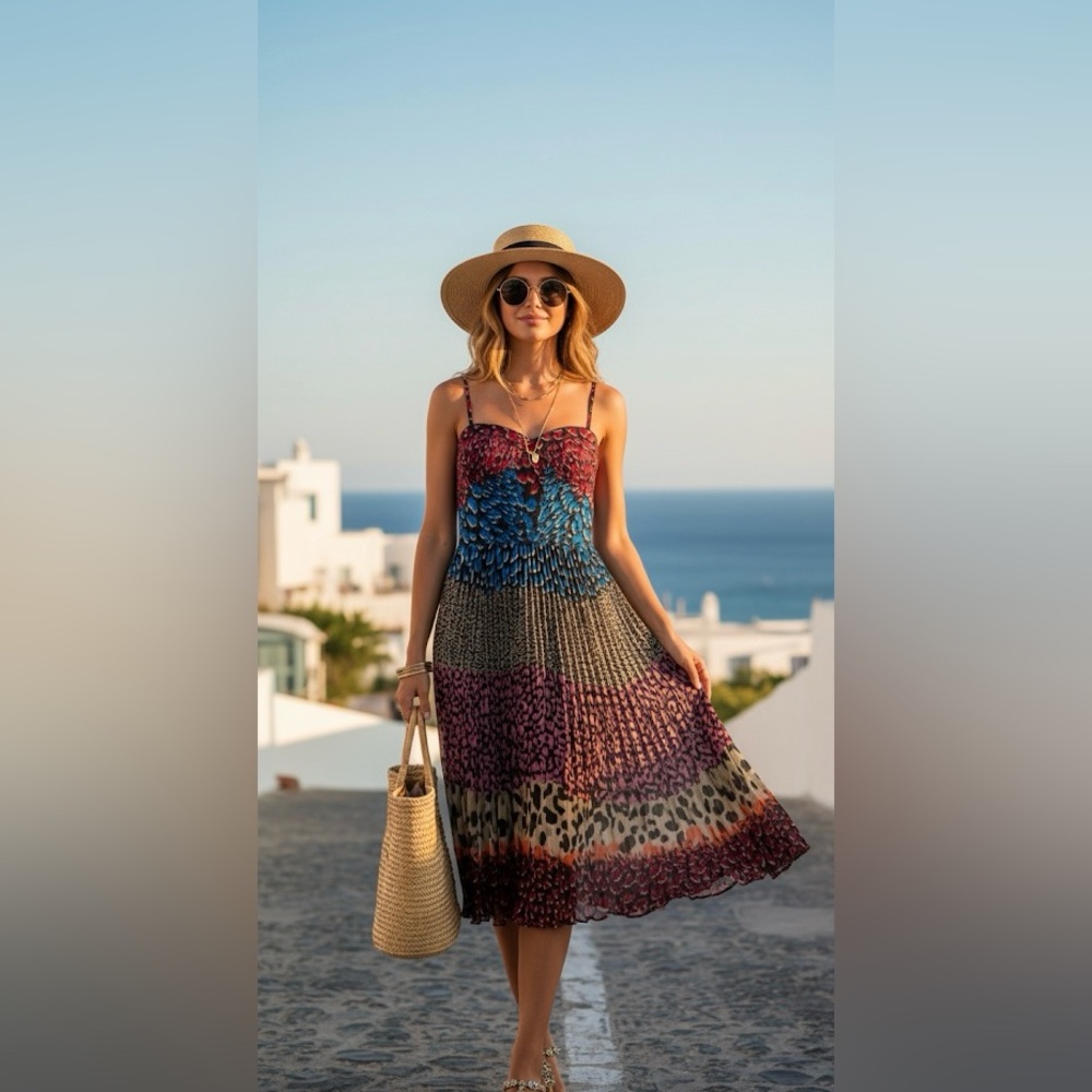 Karen millen size small summer spaghetti dress